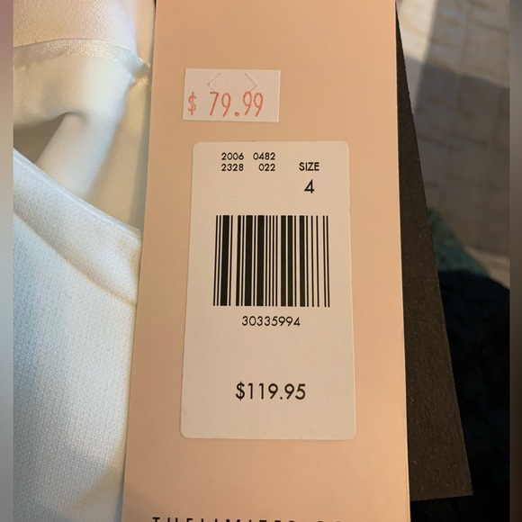 The Limited Lux Collection One Shoulder Dress White - Picture 3 of 8